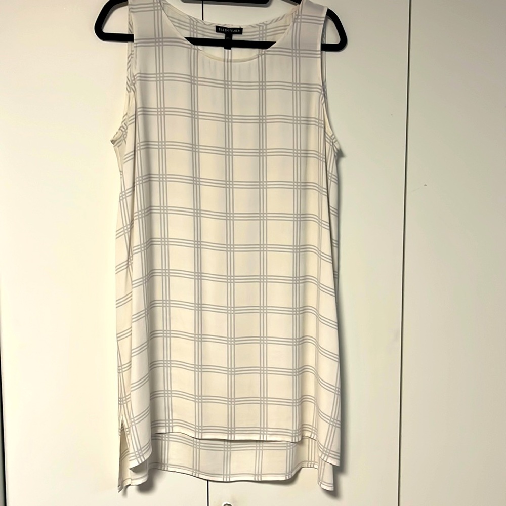 Eileen Fisher Silk Tunic Tank